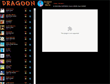 Tablet Screenshot of dragoon.freetoon.com